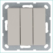 Выключатель 3-кл. 10А IP20 механизм тауп Jasmart G3031T