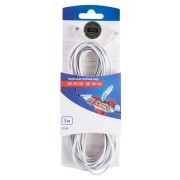 Телефонный удлинитель REXANT, 6р-4с, 5 м, белый Телефонный удлинитель REXANT, 6р-4с, 5 м, белый