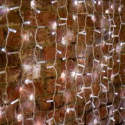 Гирлянда Светодиодный Дождь 2х1,5м, 300 LED БЕЛЫЙ, белый ПВХ, IP65, эффект мерцания, 230В соединяется NEON-NIGHT (нужен шнур питания 303-500-1)