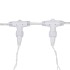 Гирлянда Светодиодный Дождь 2х1,5м, 300 LED БЕЛЫЙ, белый ПВХ, IP65, эффект мерцания, 230В соединяется NEON-NIGHT (нужен шнур питания 303-500-1)