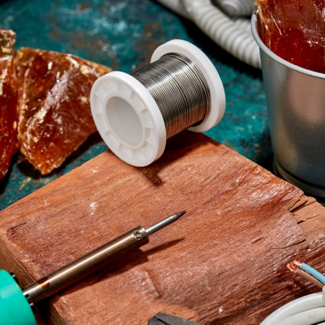 Припой ПОСу 95-5, 100г, Ø1мм, (олово 95%, сурьма 5%), бессвинцовый, ГОСТ 21931-76, катушка REXANT Припой ПОСу 95-5, 100г, Ø1мм, (олово 95%, сурьма 5%), бессвинцовый, ГОСТ 21931-76, катушка REXANT