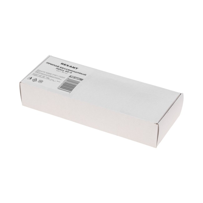 Припой ПОСу 95-5, 100г, Ø1мм, (олово 95%, сурьма 5%), бессвинцовый, ГОСТ 21931-76, катушка REXANT Припой ПОСу 95-5, 100г, Ø1мм, (олово 95%, сурьма 5%), бессвинцовый, ГОСТ 21931-76, катушка REXANT