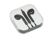 Наушники с микрофоном черные Наушники с микрофоном черные