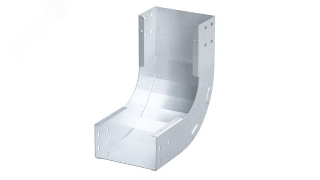 Угол вертикальный внутренний 90 градусов 50х50, 2,0 мм, цинк-ламель, в комплекте с крепежными элементами и соединительнымипластинами, необходимыми для монтажа