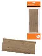 Накладка на бревно деревянная универсальная НБУ 1Пх3 240 мм, под покраску TDM Накладка на бревно деревянная универсальная НБУ 1Пх3 240 мм, под покраску TDM