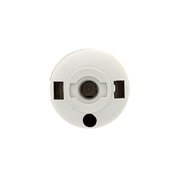 Патрон E27 пластик. подвесной термостойкий пластик бел. EKF LHP-E27-s