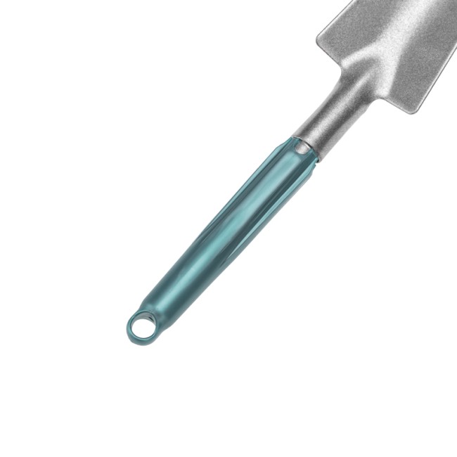 Совок садовый узкий с цельнометаллической ручкой покрытой пластиком ЧЕТЫРЕ СЕЗОНА