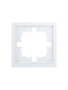 Рамка 1-мест. горизонт. ZIMA бел. LEZARD 704-0200-146