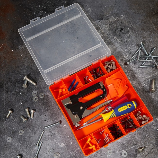 Ящик пластиковый для инструмента PROconnect, 245х258х45 мм Ящик пластиковый для инструмента PROconnect, 245х258х45 мм