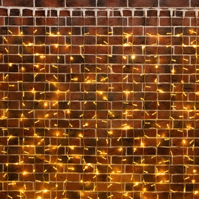 Гирлянда светодиодная Дождь 2х6 м, эффект мерцания, прозрачный провод, 230 В, диоды теплый белый, 768 LED (шнур питания в комплекте) Гирлянда светодиодная Дождь 2х6 м, эффект мерцания, прозрачный провод, 230 В, диоды теплый белый, 768 LED (шнур питания в комплекте)