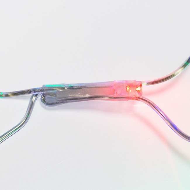 Гирлянда Сеть 1,5х1,5 м, прозрачный ПВХ, 96 LED мультиколор Гирлянда Сеть 1,5х1,5 м, прозрачный ПВХ, 96 LED мультиколор