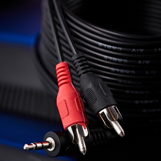 Шнур Стерео 3,5мм - 2 RCA, 10м REXANT Шнур Стерео 3,5мм - 2 RCA, 10м REXANT