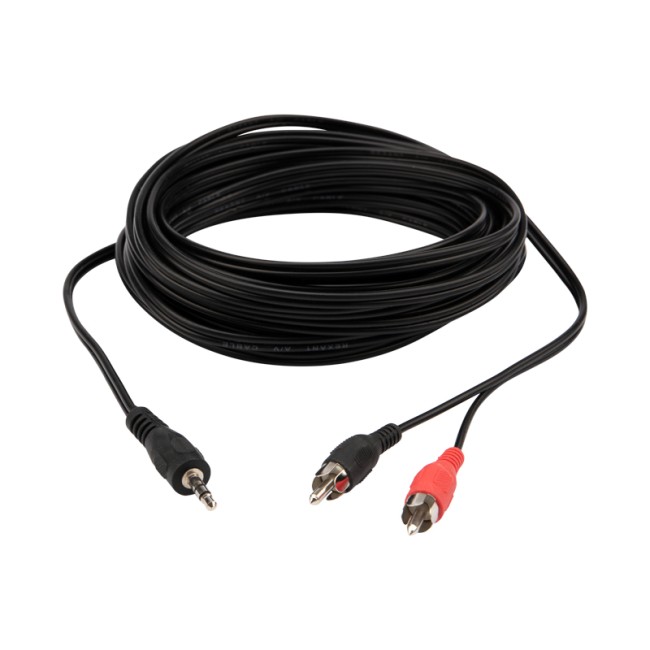 Шнур Стерео 3,5мм - 2 RCA, 10м REXANT Шнур Стерео 3,5мм - 2 RCA, 10м REXANT