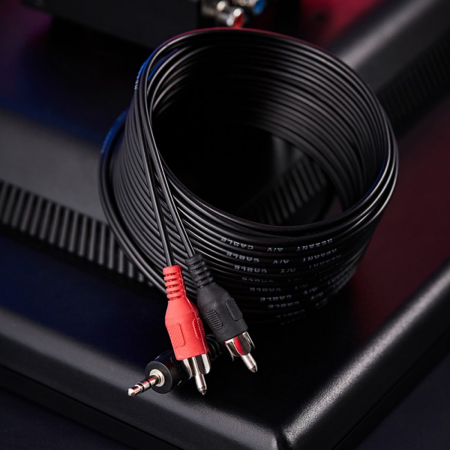 Шнур Стерео 3,5мм - 2 RCA, 10м REXANT Шнур Стерео 3,5мм - 2 RCA, 10м REXANT