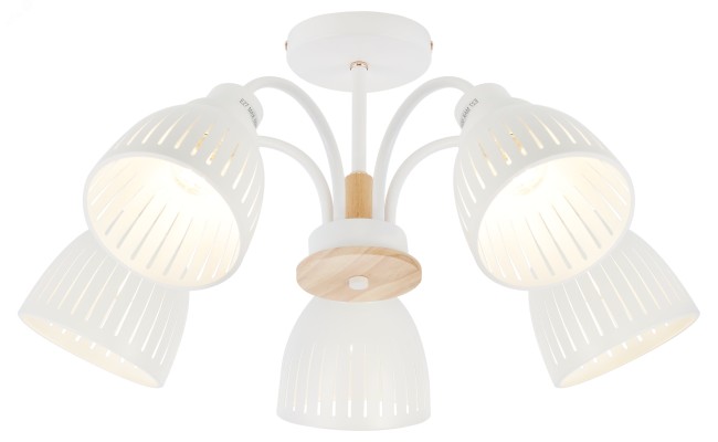 Люстра  Rivoli Lulu 9029-305 5 х E27 60 Вт модерн