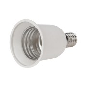 Переходник цокольный Е14-Е27 белый REXANT Переходник цокольный Е14-Е27 белый REXANT