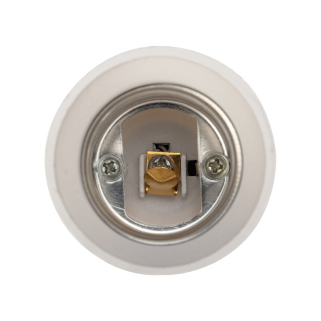 Переходник цокольный Е14-Е27 белый REXANT Переходник цокольный Е14-Е27 белый REXANT