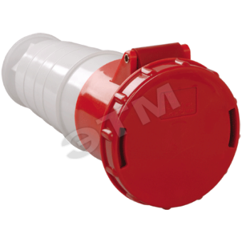 Розетка 235 переносная с заземлением 3Р+РЕ+N 63А 380В IP54