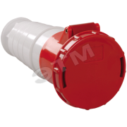 Розетка 235 переносная с заземлением 3Р+РЕ+N 63А 380В IP54