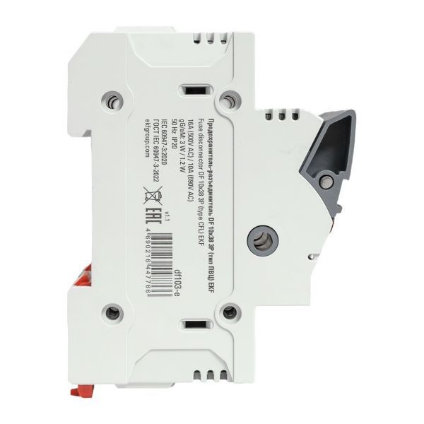 Предохранитель-разъединитель DF 10х38 3п (тип ПВЦ) EKF df103-e Предохранитель-разъединитель DF 10х38 3п (тип ПВЦ) EKF df103-e