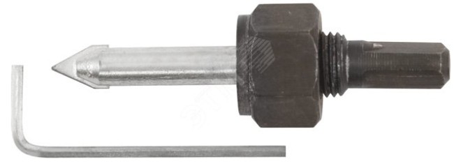Адаптер с центрирующим сверлом для коронок кольцевых 16565-1657532-76 мм