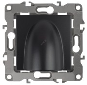 Вывод кабеля, Эра12, антрацит, 12-6003-05