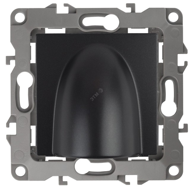 Вывод кабеля, Эра12, антрацит, 12-6003-05