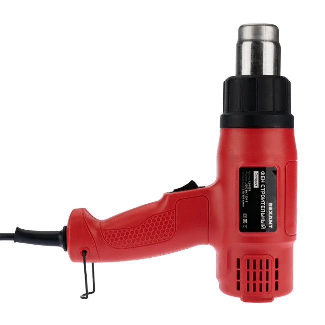 Фен строительный REXANT, 230 В/1800 Вт "COMPACT" Фен строительный REXANT, 230 В/1800 Вт "COMPACT"