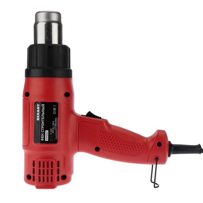 Фен строительный REXANT, 230 В/1800 Вт "COMPACT" Фен строительный REXANT, 230 В/1800 Вт "COMPACT"