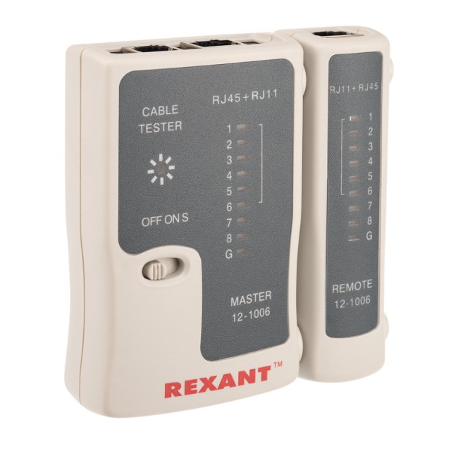 Тестер кабеля RJ-45+RJ-11 468 REXANT