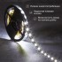 Лента светодиодная 5В, SMD2835, 4,8Вт/м, 60 LED/м, 6500K, 8мм, 3м, с USB коннектором, черная, IP20 LAMPER