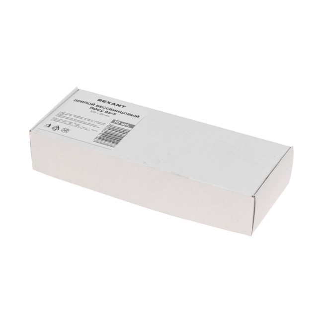 Припой ПОСу 95-5, 100г, Ø2мм, (олово 95%, сурьма 5%), бессвинцовый, ГОСТ 21931-76, катушка REXANT Припой ПОСу 95-5, 100г, Ø2мм, (олово 95%, сурьма 5%), бессвинцовый, ГОСТ 21931-76, катушка REXANT