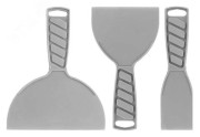 Шпатели пластиковые набор 3 шт, 50/100/150 мм