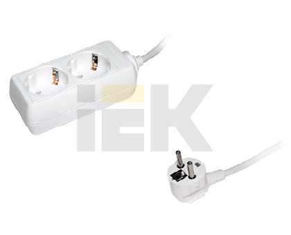 Удлинитель У02 2 места 2Р+РЕ/3м 3х1мм.кв 16А/250В