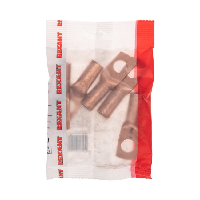 Наконечник медный ТМ 50-12-11 (50мм² - Ø11мм) (в упак. 5 шт.) REXANT