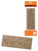 Накладка на бревно деревянная универсальная НБУ 1Пх3 260 мм, под покраску TDM Накладка на бревно деревянная универсальная НБУ 1Пх3 260 мм, под покраску TDM