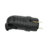Вилка угловая MultiSet 16А 250В IP44 с заземл. каучук черн. SE MST1102BK