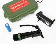 Фонарь аккумуляторный E142 CREE 3Вт фокус 3 режима 220В пластик. черн. (бокс) Ultraflash 12187 Фонарь аккумуляторный E142 CREE 3Вт фокус 3 режима 220В пластик. черн. (бокс) Ultraflash 12187