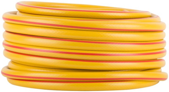 Шланг поливочный трехслойный армированный 1/2дюймх2.0ммх25м желт. КУРС 76315