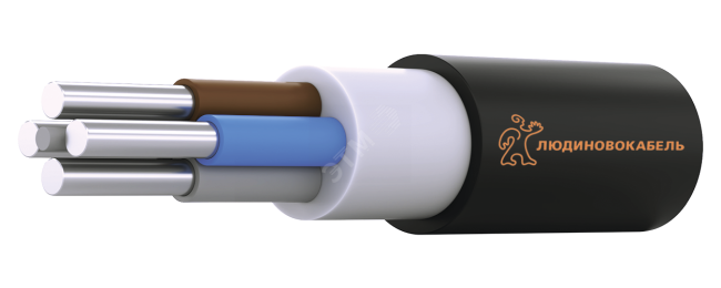 кабель АВВГнг(А) 4Х2.5ок(N)-1