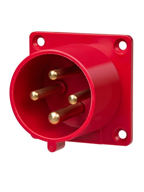 Вилка 624 скрытая 3Р+РЕ 32А 380В IP44 TDM Вилка 624 скрытая 3Р+РЕ 32А 380В IP44 TDM