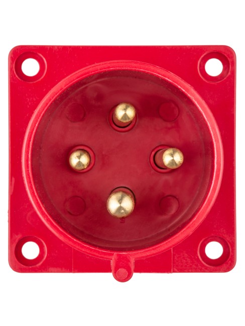 Вилка 624 скрытая 3Р+РЕ 32А 380В IP44 TDM Вилка 624 скрытая 3Р+РЕ 32А 380В IP44 TDM