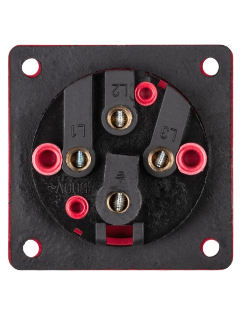 Вилка 624 скрытая 3Р+РЕ 32А 380В IP44 TDM Вилка 624 скрытая 3Р+РЕ 32А 380В IP44 TDM