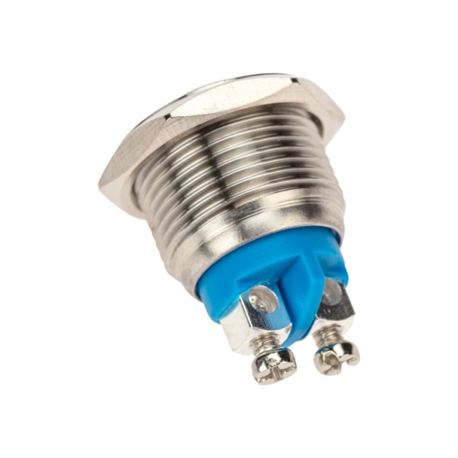 Кнопка антивандальная Ø16 Б/Фикс (2c винт) OFF-(ON) сфера (A16-A2) REXANT Кнопка антивандальная Ø16 Б/Фикс (2c винт) OFF-(ON) сфера (A16-A2) REXANT