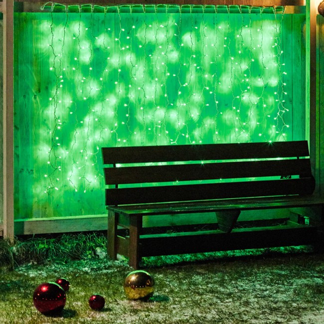 Гирлянда Светодиодный Дождь 2х1,5м, эффект мерцания, белый провод, 230 В, диоды ЗЕЛЁНЫЕ (шнур питания в комплекте) Гирлянда Светодиодный Дождь 2х1,5м, эффект мерцания, белый провод, 230 В, диоды ЗЕЛЁНЫЕ (шнур питания в комплекте)