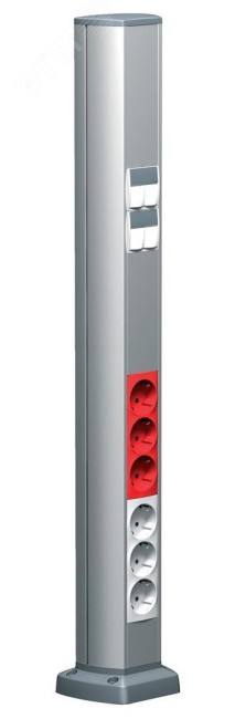 OptiLine45 Мини-колонна односторонняя 700мм алюминий OptiLine45 Мини-колонна односторонняя 700мм алюминий