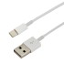 Кабель USB-Lightning для iPhone, ПВХ, белый, 1м REXANT