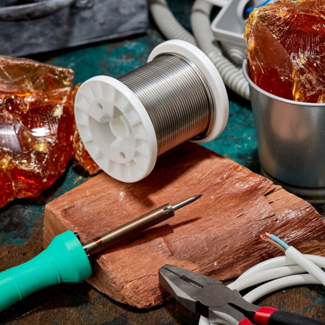 Припой ПОСу 95-5, 500г, Ø2мм, (олово 95%, сурьма 5%), бессвинцовый, ГОСТ 21931-76, катушка REXANT Припой ПОСу 95-5, 500г, Ø2мм, (олово 95%, сурьма 5%), бессвинцовый, ГОСТ 21931-76, катушка REXANT