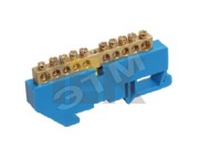 Шина нулевая на DIN-изолятор ШНИ-6х9-8-Д-С Шина нулевая на DIN-изолятор ШНИ-6х9-8-Д-С