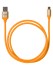 Дата-кабель, ДК 13, USB - micro USB, 1 м, силиконовая оплетка, оранжевый, TDM